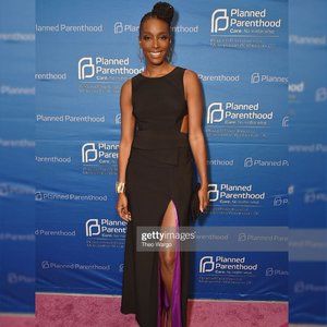 Betsy & Adam gown | black with a pop of purple